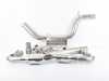 ES#3619131 - 140750SB - 3" Stainless Steel Cat-Back System - Featuring 4" single round rolled angle-cut brushed tips - Borla - Volkswagen