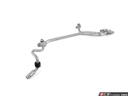 ES#2136794 - 64532758222 - Double Aluminum Pipe - Used in the air condition pressure system towards the front of the vehicle - Genuine MINI - MINI