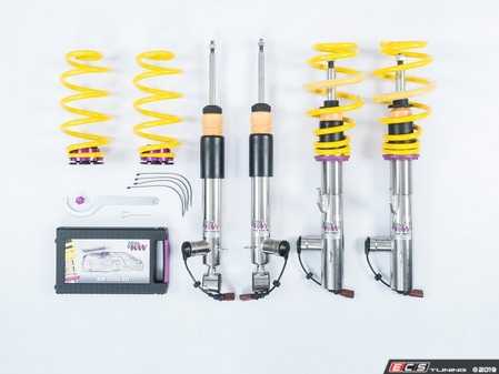 ES#4056334 - 39080056 - KW DDC ECU V3 Coilover Kit - The KW Dynamic Dampening Control (DDC) coilover kit gives you all the control you could ever want. With a click of a button you get individual lowering and three different damper setups. - KW Suspension - Volkswagen