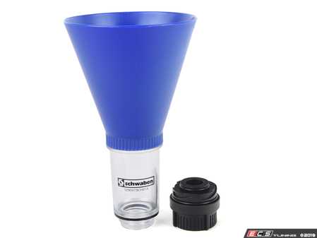 ES#4004073 - 029347SCH01A - 4-Tab Oil Funnel - Seals likes a factory oil cap and stays upright to prevent spills - Schwaben - Audi Volkswagen