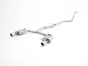 Build Your Own Audi B8 A4 2.0T Dual Exit Valved Cat Back Exhaust System