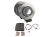 ES#2598346 - 99635140904FOKT - Front Brake Service Kit - Featuring Sebro rotors and Textar brake pads - Assembled By ECS - Porsche