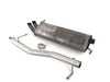 ES#3675305 - 027367ECS02 - MK7 Jetta 1.4T Rear Muffler Delete Kit - Add an aggressive exhaust note to your VW MK7 Jetta 1.4T's stock exhaust system - ECS - Volkswagen