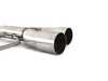 ES#3675313 - 027366ECS01-02KT - MK7 Jetta Quad Exit Axle-Back Exhaust System - With Gloss Black Rear Diffuser & 3.5" Black Chrome Tips - Upgrade the appearance and sound of your 1.4T Jetta with our ECS Quad-Tip Exhaust and Rear Diffuser Kit - ECS - Volkswagen