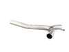 ES#3675313 - 027366ECS01-02KT - MK7 Jetta Quad Exit Axle-Back Exhaust System - With Gloss Black Rear Diffuser & 3.5" Black Chrome Tips - Upgrade the appearance and sound of your 1.4T Jetta with our ECS Quad-Tip Exhaust and Rear Diffuser Kit - ECS - Volkswagen