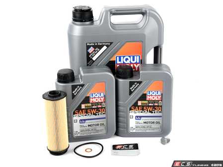 ES#4023631 - HU6022ZKT - Liqui-Moly Special Tech Oil Change Kit - Save money and time, avoid the dealership and do it yourself! Includes Liqui-Moly Special Tech 5W-30 motor oil and a Mann Filter. Includes replacement drain plug. - Assembled By ECS - BMW