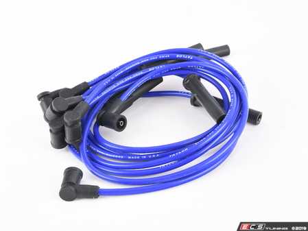 ES#3559552 - 77684 - Taylor Spark Plug Wire Set - Blue - 8mm diameter wire with a spiro wound core with stainless steel wire - Taylor Cable - Volkswagen