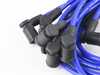 ES#3559552 - 77684 - Taylor Spark Plug Wire Set - Blue - 8mm diameter wire with a spiro wound core with stainless steel wire - Taylor Cable - Volkswagen