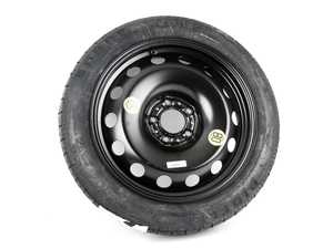 ES#3984802 - 36116796147kt - 18" Emergency Spare Wheel/Tire Set - Includes Genuine BMW 18x5" steel wheel with mounted and balanced 135/80/18 tire. - Assembled By ECS - BMW