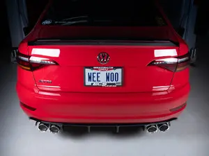 MK7 Jetta Quad Tip Gloss Black Rear Diffuser