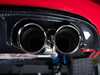 ES#3675309 - 027365ECS01-01KT - MK7 Jetta Quad Exit Axle-Back Exhaust System - With Carbon Fiber Rear Diffuser & 3.5" Chrome Tips - Upgrade the appearance and sound of your 1.4T Jetta with our ECS Quad-Tip Exhaust and Rear Diffuser Kit - ECS - Volkswagen