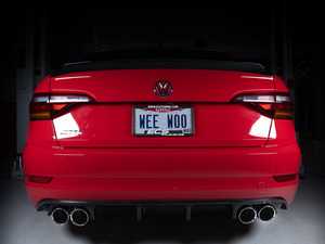 ES#4040412 - 17A807417GRU - MK7 Jetta R-Line / SEL Premium Rear Bumper Conversion Kit - For Quad Exit Diffuser - Convert your S, SE or SEL rear bumper to install our ECS Tuning Rear Diffuser and Quad Exit Exhaust Systems - Assembled By ECS - Volkswagen