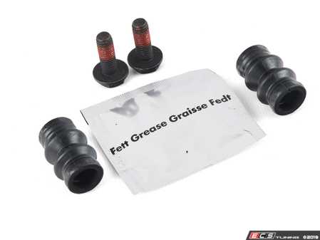 ES#4056312 - 1K0698470 - Rear Guide Pin Boot Kit - Priced Each - Includes guide pin bolts, boots, and grease. Services one caliper. - ATE - Audi Volkswagen