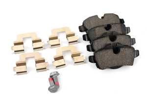 ES#3143536 - 34216778327 - Brake Pad Set - Rear - Restore the stopping power in your MINI. With Shims. - Jurid - MINI