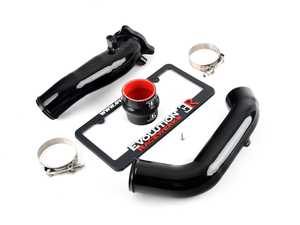 ES#4017323 - BM-ICP019-T3 - B48 Charegepipe Kit - Black Anodized - The weakest part of your stock turbo system is plastic charge pipes. - Evolution Racewerks - BMW