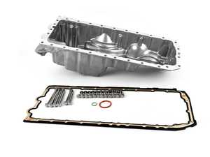 ES#3603655 - 11137556663 - BMW N52 N54 Oil Pan - Includes pan, hardware and gasket - Rein - BMW