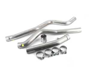 ES#4043455 - 3015-11028 - AWE Performance Mid Pipe - F3X B58 - By replacing the stock Midpipe with the 3" pipe from AWE, flow and sound are increased while additional performance gains are realized - AWE - BMW