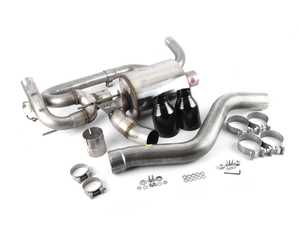 ES#4043395 - 3010-33034 - F22 AWE Touring Edition Axle-back Exhaust - Increase flow and sound with a touring exhaust from AWE featuring 102mm diamond black tips - AWE - BMW