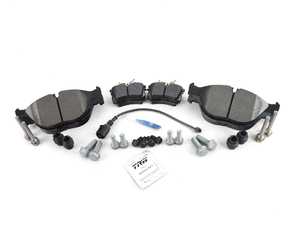 ES#2721239 - 001423ECS01AKT1 - Performance Front And Rear Brake Service Kit (334x32/256x22) - Featuring front ECS 2-piece semi-floating cross drilled and slotted rotors, rear ECS V5 cross drilled and slotted rotors and Hawk HPS pads - Assembled By ECS - Volkswagen