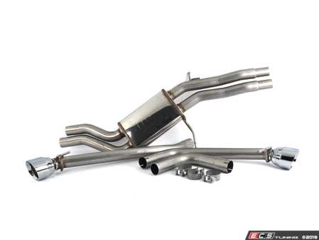 ES#3244371 - 15378 - MagnaFlow Audi Q5 Street Series Cat-Back Exhaust System - 2.5" stainless steel with dual 4.5" polished stainless tips - Magnaflow - Audi