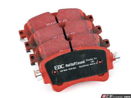 ES#4031324 - DP32254C -  Rear RedStuff Performance Brake Pad Set - A high performance street pad, featuring Kevlar technology. - EBC - Audi