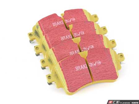 ES#4031325 - DP42254R -  Rear YellowStuff Performance Brake Pad Set - EBC's premium sport street pad that offers high friction levels and heat fade resistance - EBC - Audi