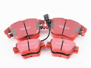 ES#3691629 - dp32075cKT - Front & Rear Brake Pad Kit - EBC RedStuff - High performance street pad featuring Kevlar technology. - EBC - Volkswagen