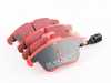 ES#3691629 - dp32075cKT - Front & Rear Brake Pad Kit - EBC RedStuff - High performance street pad featuring Kevlar technology. - EBC - Volkswagen