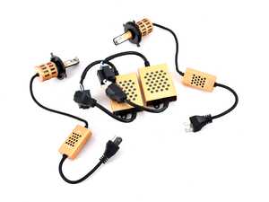 ES#3996367 - led1507KT - 2Stroke 2.0 H4 (High/Low) LED Conversion Kit - With Can-Bus Harnesses - Set of 2 4880lm, 46W combined LED headlight bulbs - Morimoto - MINI