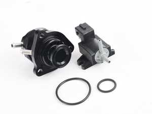 ES#3980510 - FMDV13R - Forge Motorsport Recirculating Valve - Black  - Engineered to remedy the failure issues experienced with the OEM solenoid valves when the diaphragm or plastic piston fails - Forge - Audi