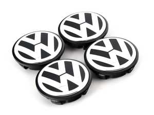 ES#2526601 - 5K0601025MAX1KT - Talladega Alloy Wheel 19x8 - Gloss Black Set Of 4 - 5x112 offset of 50, Rims are an option from the European R Line - Genuine Volkswagen Audi - Volkswagen