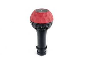 ES#4056938 - GSBSRC  - BFI Heavy Weight Shift Knob Schwarz - Rosso Centaurus Leather - Black Anodized - Weighing in at approximately 235 grams the added inertial mass makes shifting effort substantially less while speeding up the process at the same time. - Black Forest Industries - Audi Volkswagen
