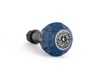 ES#4056943 - GSBSMT - BFI Heavy Weight Shift Knob Schwarz - Maritime Blue Leather - Black Anodized - Weighing in at approximately 235 grams the added inertial mass makes shifting effort substantially less while speeding up the process at the same time. - Black Forest Industries - Audi Volkswagen