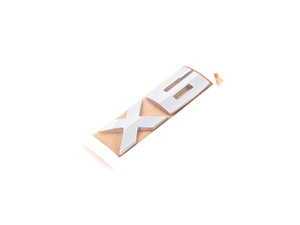 ES#1844599 - 51147206122 - E71 Model Emblem - X6 - Genuine BMW - BMW