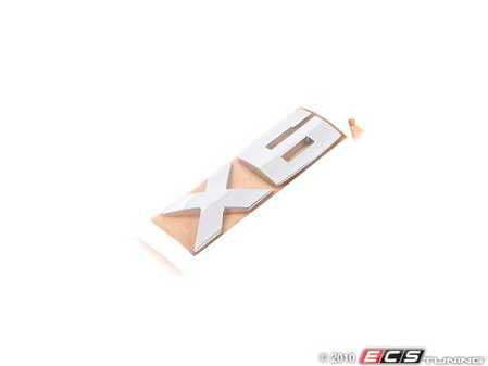 ES#1844599 - 51147206122 - E71 Model Emblem - X6 - Genuine BMW - BMW