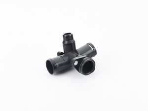 ES#3691369 - 06D121132C - Coolant Hose Flange  - Located rear engine, this flange houses the temp sensor - Meyle - Audi