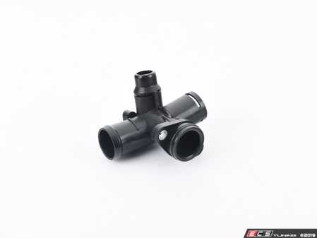 ES#3691369 - 06D121132C - Coolant Hose Flange  - Located rear engine, this flange houses the temp sensor - Meyle - Audi