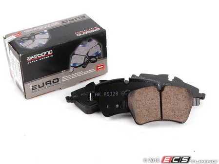 ES#2016163 - 34116778320 - Front Euro Ceramic Brake Pad Set eur1204 EUR1204A
 - Restore the stopping power in your MINI. With Shims. - Akebono - MINI