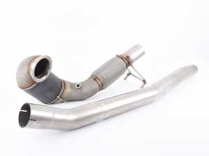 ES#3170125 - SSXAU605 - 3" Large Bore Downpipe  - Featuring a 200 cell Hi-Flow Race Cat and OE connecting pipe - Milltek Sport - Audi