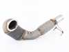 ES#3170125 - SSXAU605 - 3" Large Bore Downpipe  - Featuring a 200 cell Hi-Flow Race Cat and OE connecting pipe - Milltek Sport - Audi