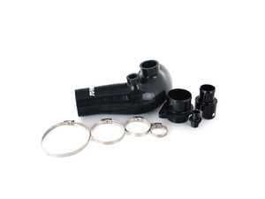 ES#4057664 - 026510tms10KT - Upgraded Silicone Lower Air Intake Pipe (Turbo Inlet)  - More airflow to the turbo, improved turbo response, and less turbo lag. Pair with the Turner Upper Air Intake Pipe, to eliminate the factory intake muffler, and gain more intake noise. - Turner Motorsport - BMW