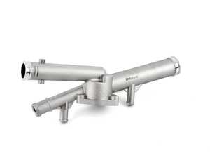 ES#4045693 - 03H121117APRM - Aluminum Thermostat Housing - Common point of failure or leaking for the cooling system. Features a superior aluminum construction over the factory plastic unit. - URO Premium - Audi Volkswagen