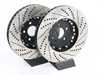 ES#4057317 - 023938ecs02KT2 - Front Performance Brake Service Kit - 2-piece - Comprehensive kit includes rotors, pads, sensor, and set screws - Upgrade your brake system with ECS 2-piece rotors and EBC Yellow Brake Pads! - Assembled By ECS - Audi