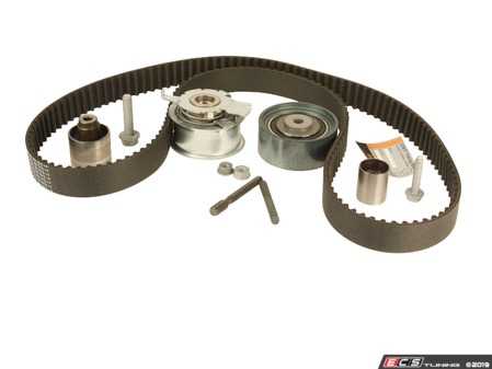 ES#2800630 - 03L198119 - Timing Belt Kit - Standard - Includes timing belt, tensioner, relay rollers (x3), and related hardware - Continental - Volkswagen