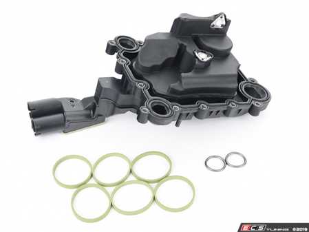 ES#3699157 - 079129717dKT - Oil Separator Service Kit - Comprehensive kit includes new oil separator, supercharger gaskets (qty 6), and vent tube o-rings (qty 2). - Genuine Volkswagen Audi - Audi