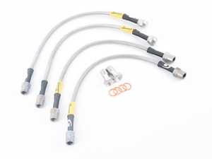 ES#3980100 - 30013 - G-Stop Stainless Steel Brake Line Kit - Front & Rear - Set of DOT-compliant lines for an improved pedal feel - Goodridge - Audi