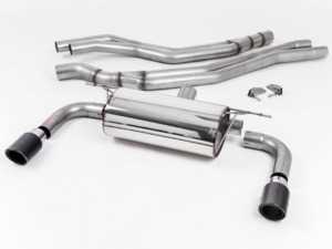 ES#4057693 - SSXBM1105 - Performance Street Cat Back - Carbon Tips - Motorsport pedigree. Superior quality. Excellent sound. Milltek Street cat-back exhaust for enhanced performance. - Milltek Sport - BMW