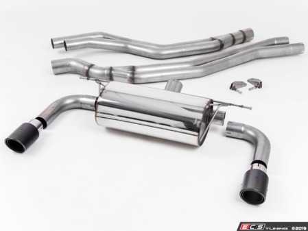 ES#4057681 - SSXBM1055 - Performance Race Cat Back - Carbon Tips - Motorsport pedigree. Superior quality. Excellent sound. Milltek Race cat-back exhaust for enhanced performance. - Milltek Sport - BMW