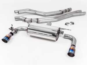 ES#4057699 - SSXBM1116 - Performance Race Cat Back - Burnt Titanium Tips - Motorsport pedigree. Superior quality. Excellent sound. Milltek Race cat-back exhaust for enhanced performance. - Milltek Sport - BMW