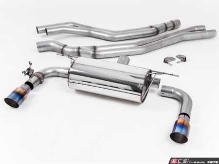 ES#4057680 - SSXBM1059 - Performance Race Cat Back - Burnt Titanium Tips - Motorsport pedigree. Superior quality. Excellent sound. Milltek Race cat-back exhaust for enhanced performance. - Milltek Sport - BMW